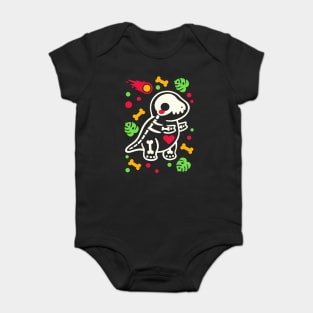 Tyrannosaurus rex skeleton Baby Bodysuit